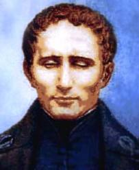 portrait of louis-braille in his 30's